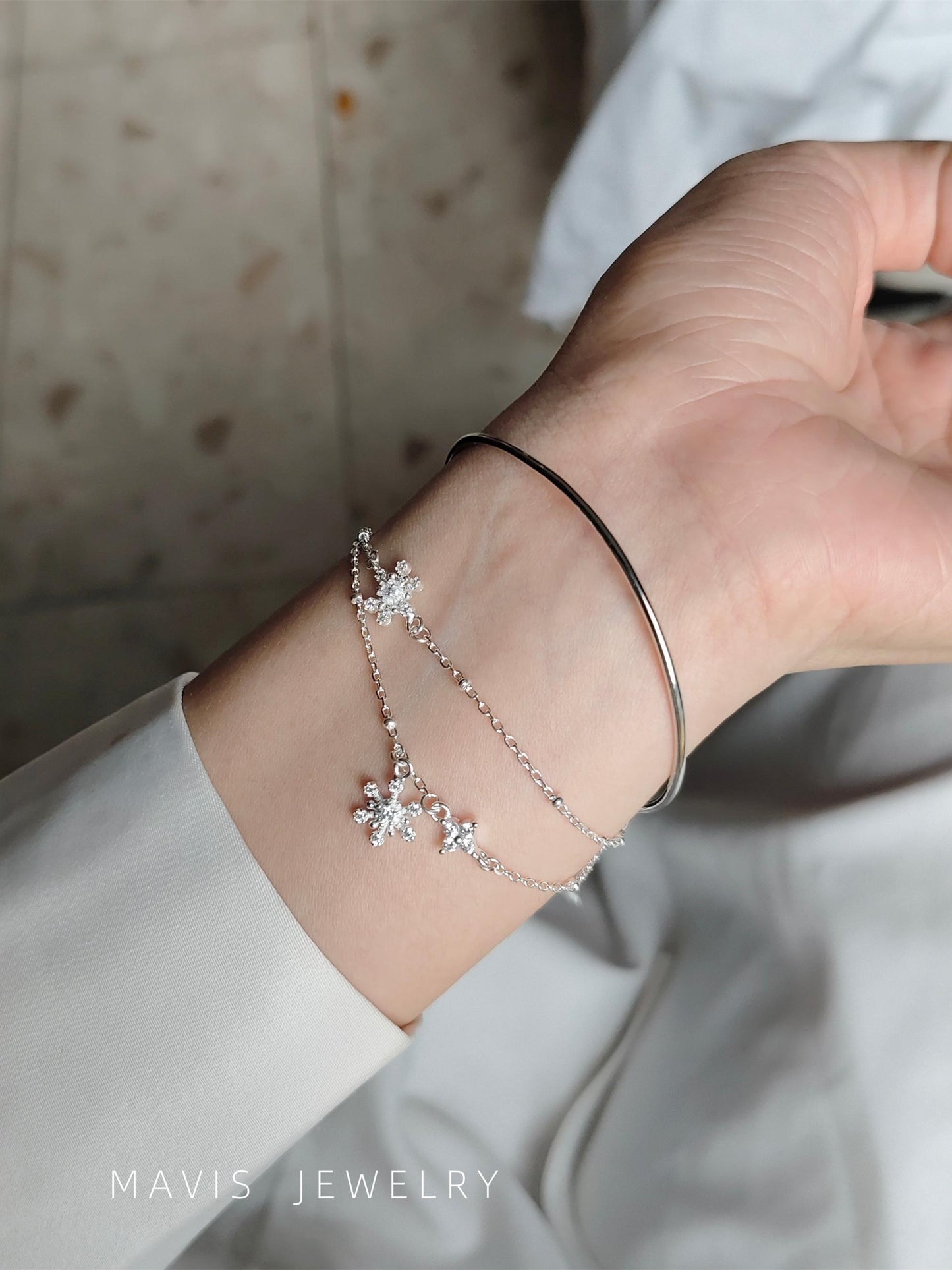 [POSTAGE] MAVIS Erhai Snowflake S925 Bracelet