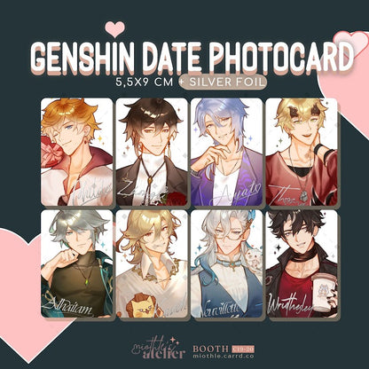 [POSTAGE] Miothle Genshin Keychains/Photocards