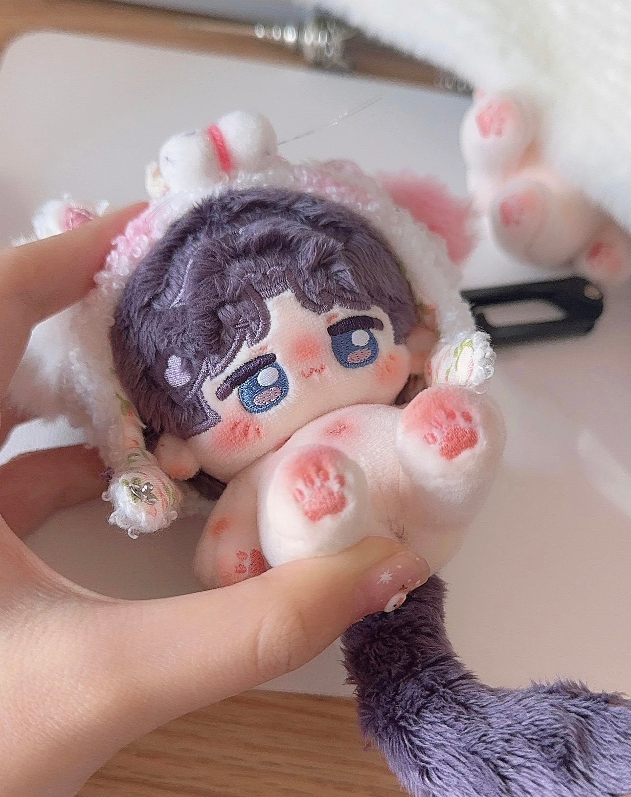 [POSTAGE] Rafayel - Little Fishcat SP 10cm Plush Doll - Second Run
